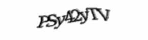 Security check image, please type the characters shown